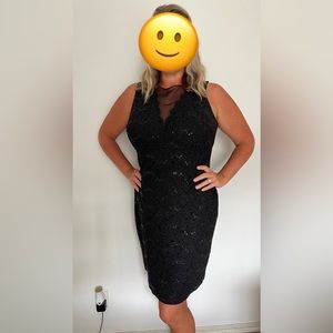 PLUS SIZE black cocktail dress